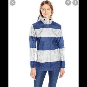 NEW Women's Helly Hansen Bellevue Waterproof Hooded Rain Coat Jacket sz Medium